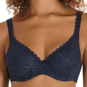 Berlei Barely There Lace Contour Bra YYTP Navy