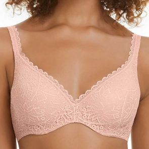 Berlei Barely There Lace Contour Bra - Nude Lace - Curvy