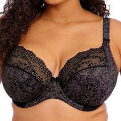 Elomi Lucie Underwire Stretch Plunge Bra EL4490 Black