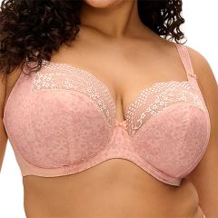 Elomi Lucie Underwire Stretch Plunge Bra EL4490 Pale Blush