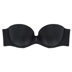 Pleasure State My Fit FMO Smooth Push-Up Plunge Strapless Bra P82-4059F Black