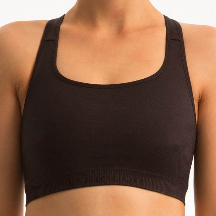 Triaction Seamfree Crop Top 10070560 Black Womens Bra