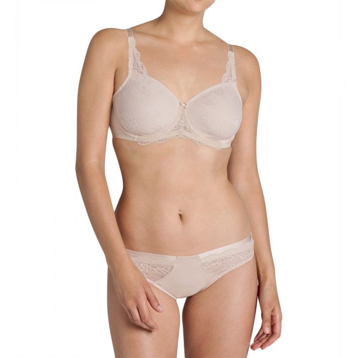 Triumph Contouring Sensation Minimizer Bra 10143566 Nude Beige Womens Bra