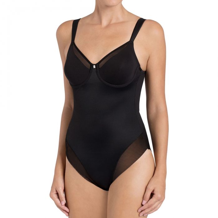 Triumph True Shape Sensation Bodysuit 10162590 Black Womens Lingerie