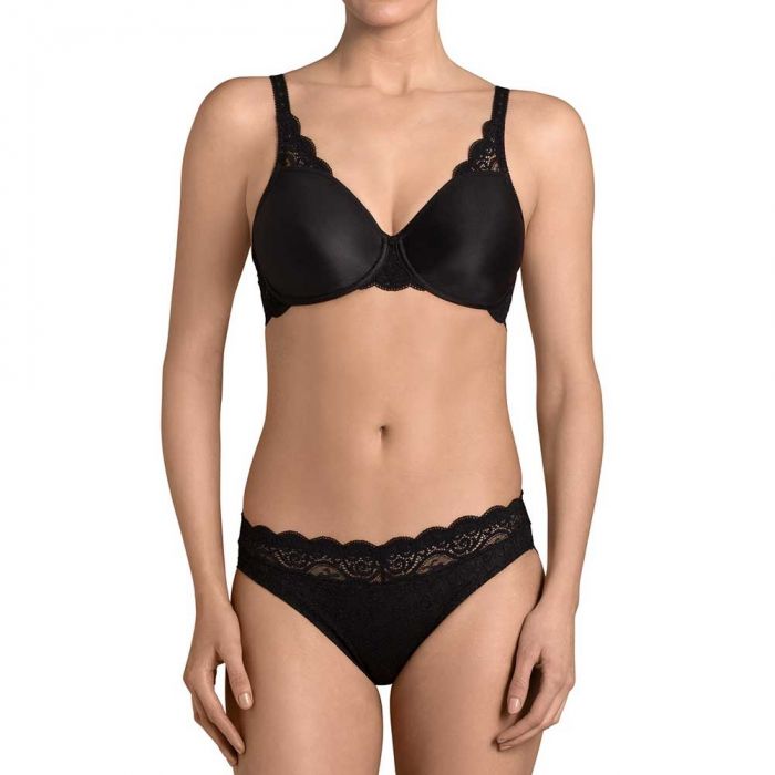 Triumph Amourette 300 Minimiser Bra 10162810 Black Womens Bra