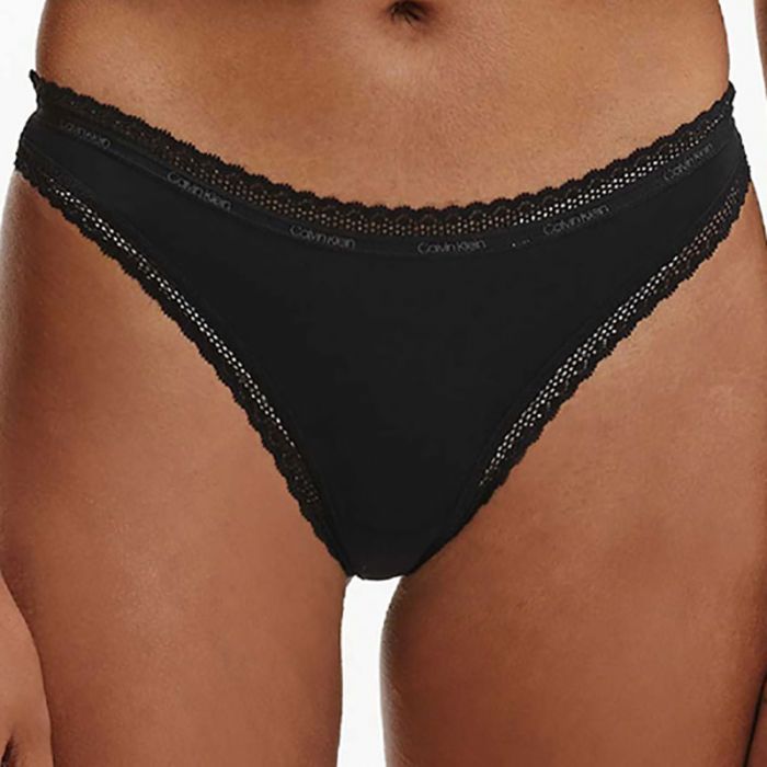 Calvin Klein Bottoms Up Refresh Thong QD3763 White Womens Underwear Zodee Australia