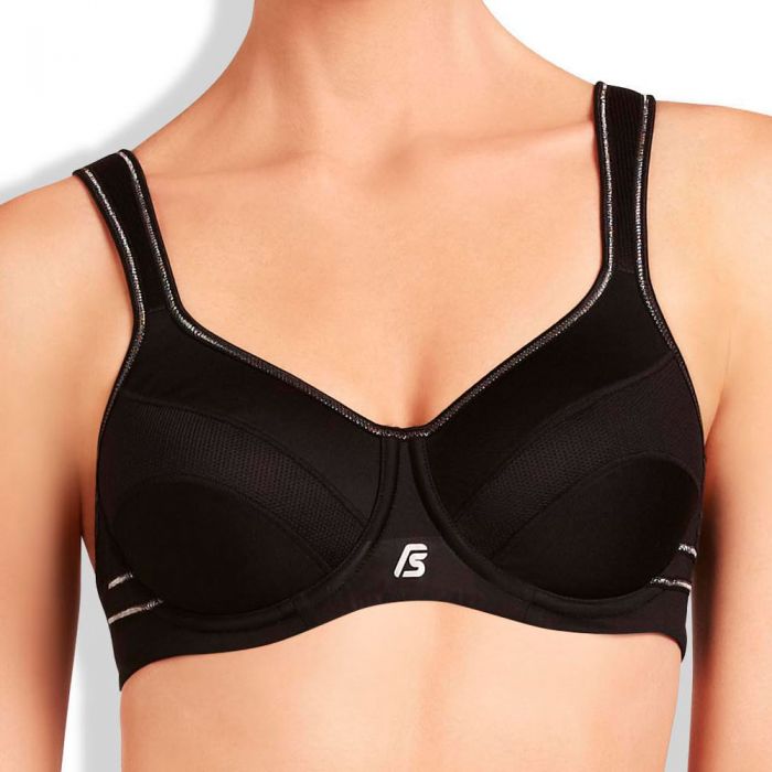 Bendon Sport Active Underwire Sports Bra Black 20-7191 - Zodee Australia