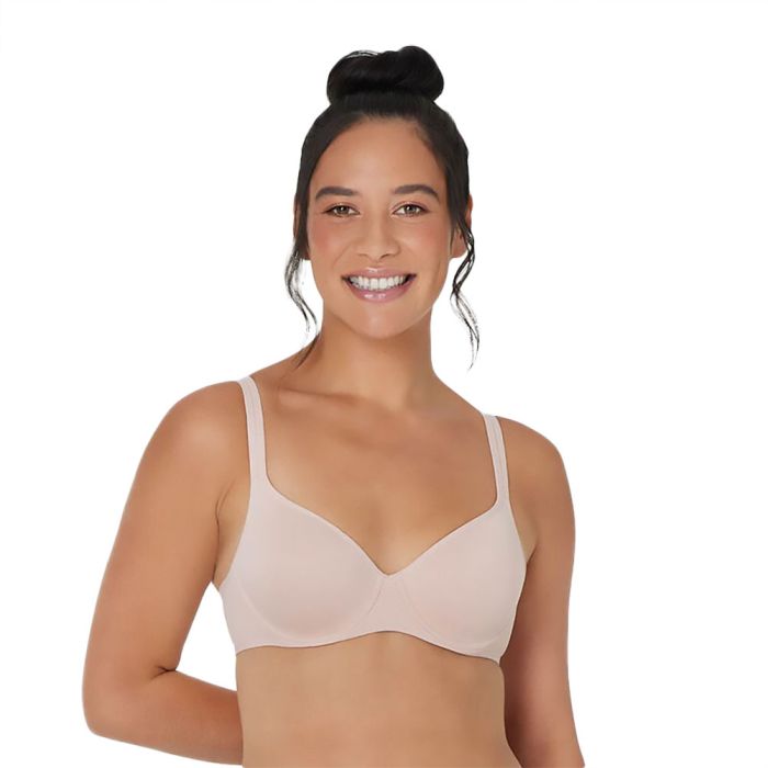 The One Full Coverage Contour Bra 221-7640 Rose Dust Marle Womens Bra