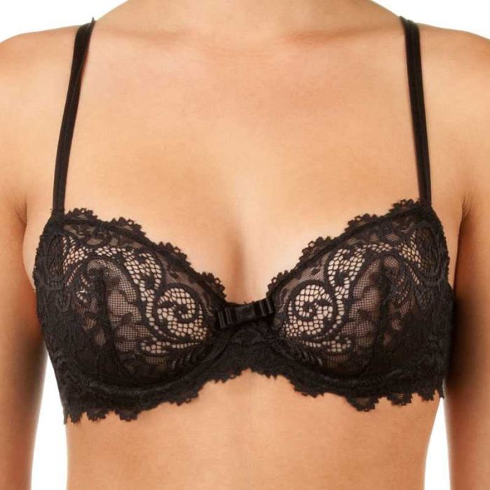 Simone PÃ©rÃ¨le Celeste Plunging Half Cup Bra Natural 12M331