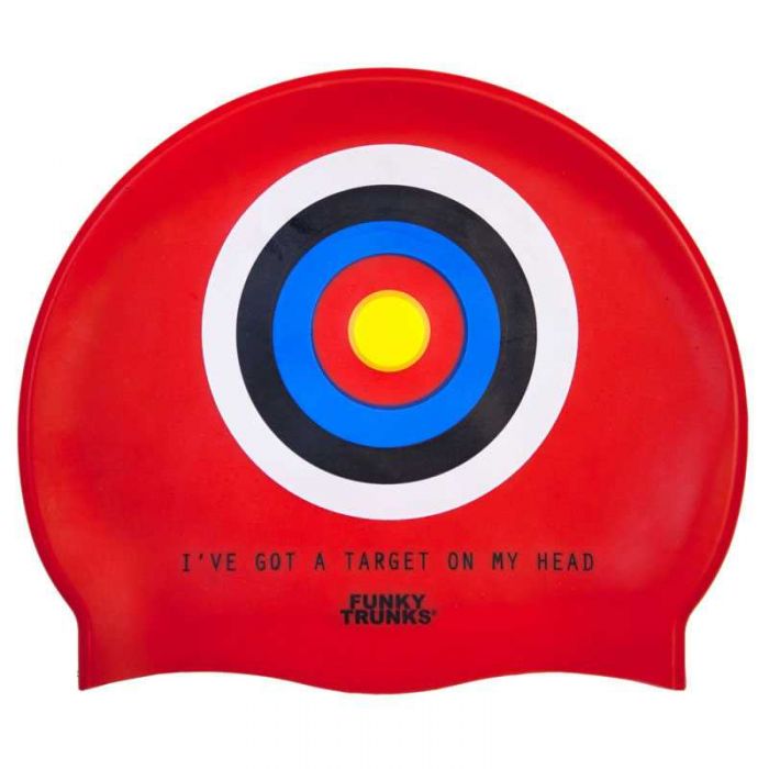 Funky Trunks Silicone Swimming Cap Target Head FT9900514 Zodee Australia