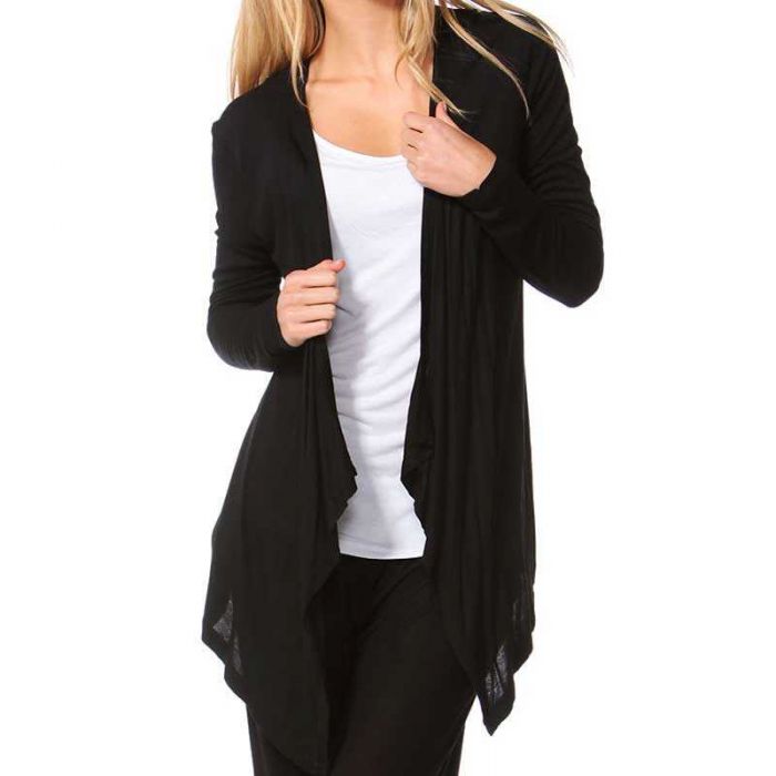 Betty Basics Melbourne Cardigan Black BB512 Zodee Australia