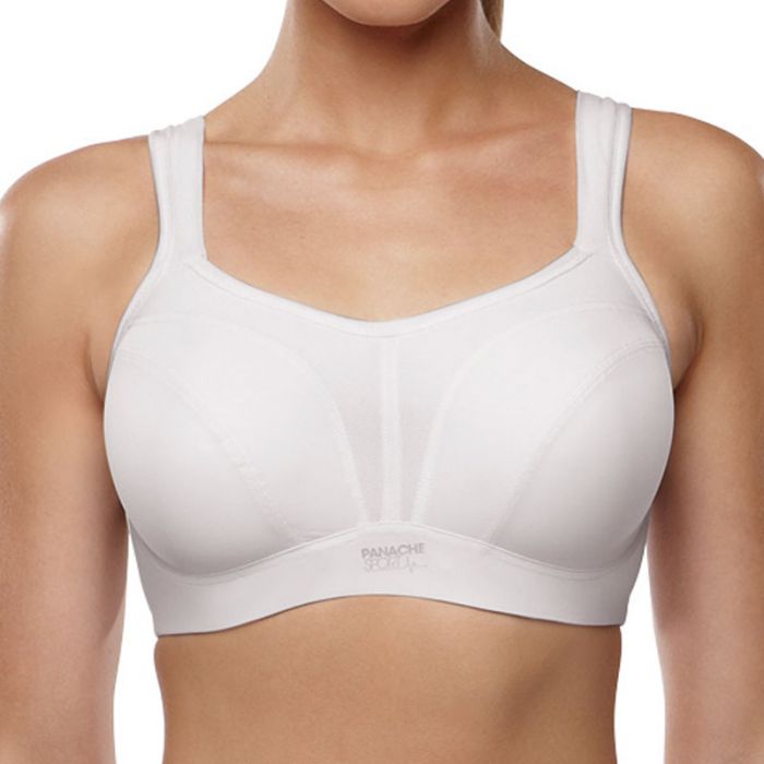 Panache Sport Ultimate Hi Impact Sports Bra White 5021