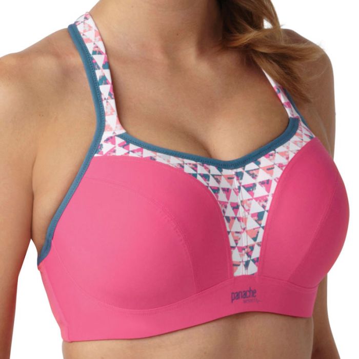 Panache Sport Ultimate Hi Impact Sports Bra [Pink/Geo-5021]