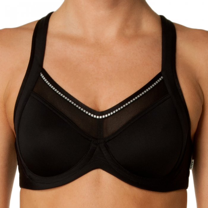 Bendon Sport Max Out High Impact Underwire Sports Bra Black 73-408