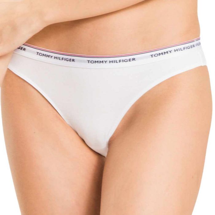 Tommy Hilfiger Logo Bikini Brief 3-Pack UW0UW00043 White Womens