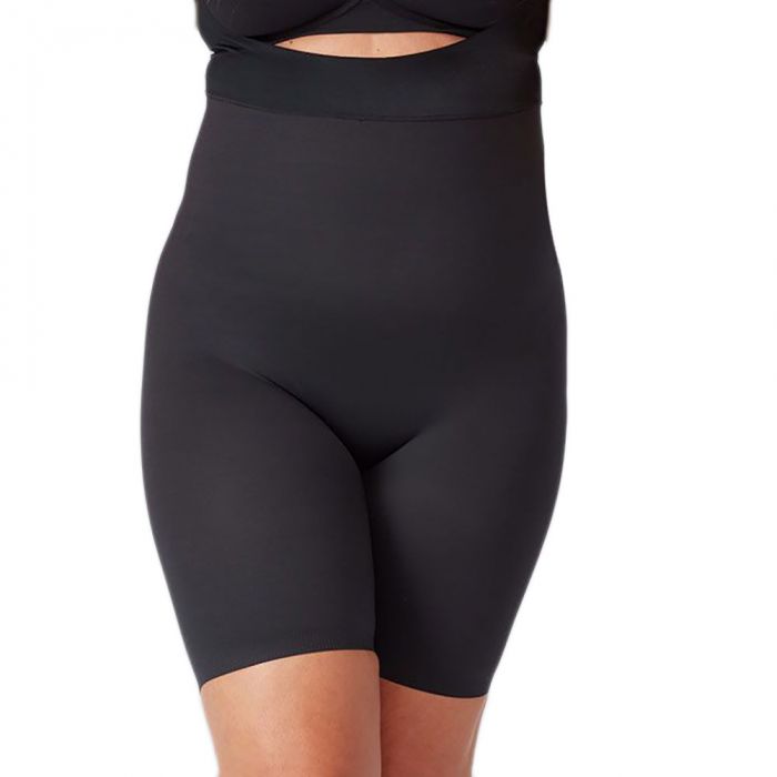 Ambra Micro Grip Underbust Jumpsuit AMSHMGUBJ Black Womens Shapewear