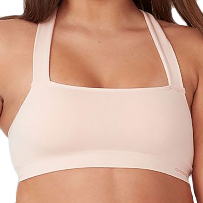 Ambra Bamboo Basics Bandeau Bra AMUWEBBB Putty Pink Womens Lingerie