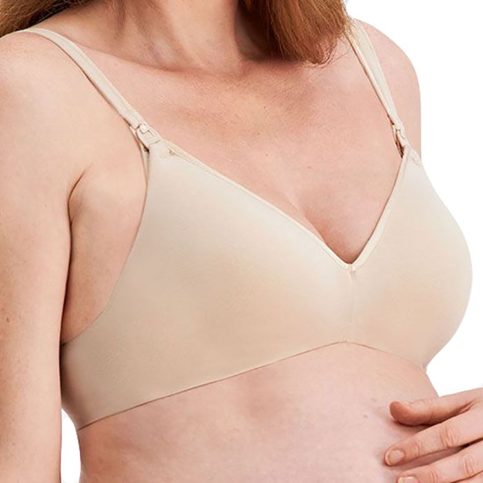 Berlei Barely There Cotton Rich Maternity Wire Free Bra YZS9 Soft Powder Womens Lingerie Zodee Australia