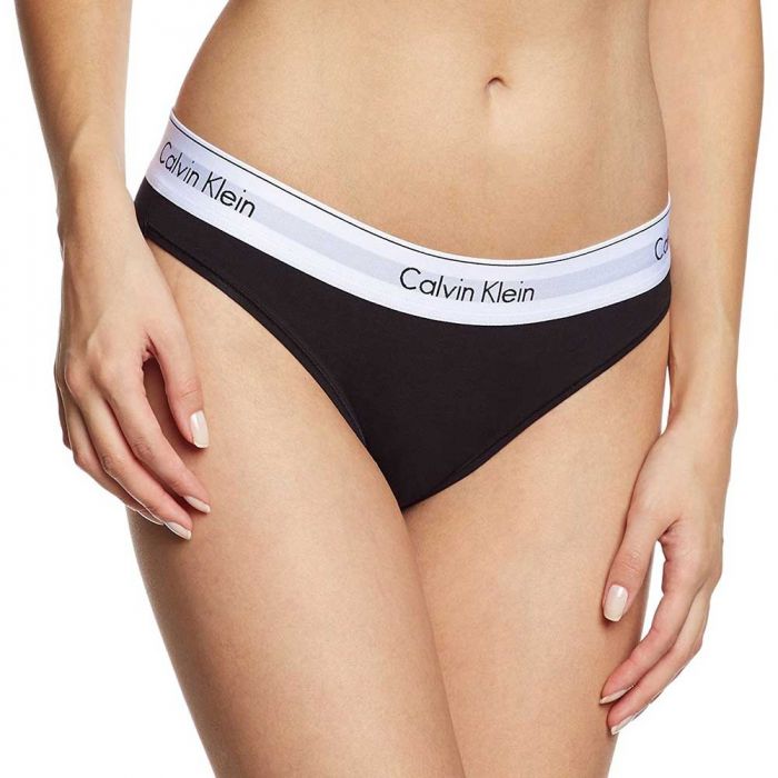 Calvin Klein Modern Cotton Bikini F3787 Black Womens Underwear