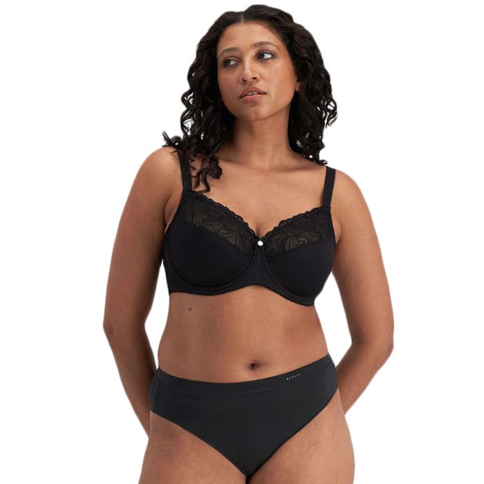 Be By Berlei Women's Full Coverage T-Shirt Bra - Black - Size 16E