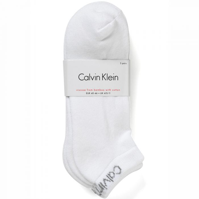 Calvin Klein Philip Sports Athletic Ped Ankle Socks E93025 White