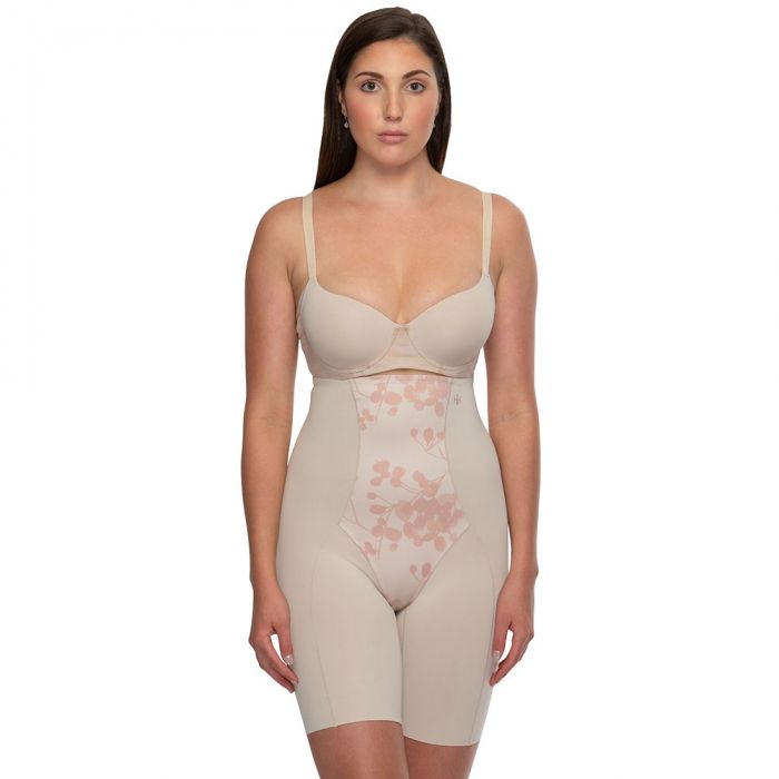 Hush Hush by Slimform Overlaid Thigh Shaper HH043 Nude Womens Shapewear