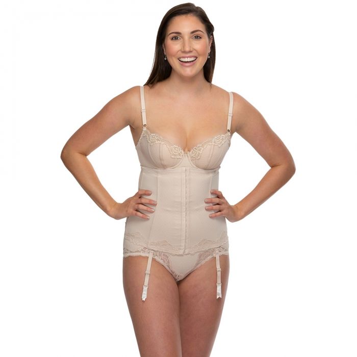 Hush Hush by Slimform Whispers Waist Cincher HH056 Nude Womens Shapewear Zodee Australia