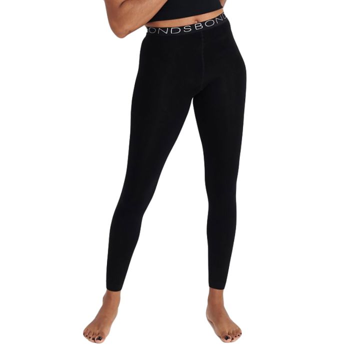 Bonds Women's Sports Legging - Black - Size L-XL