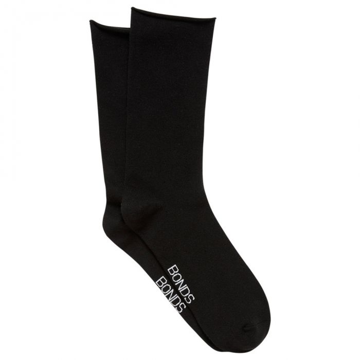 Bonds Women's Supersoft Modal Crew Socks 2-Pack - Black