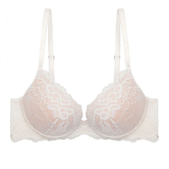 Pleasure State My Fit Lace OMB Super Boost Push Up Bra P86-4053F Ecru