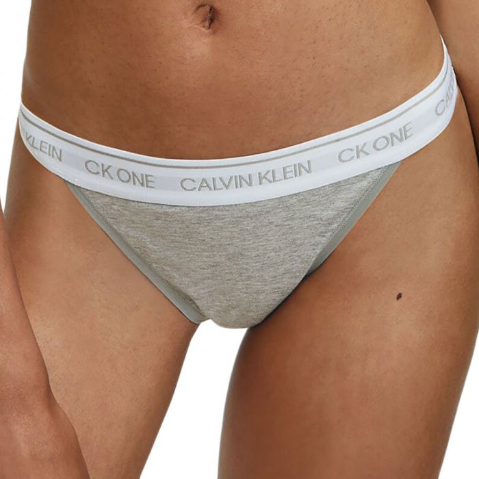 Calvin Klein CK One Cotton Brazilian QF5834 Grey Heather Womens