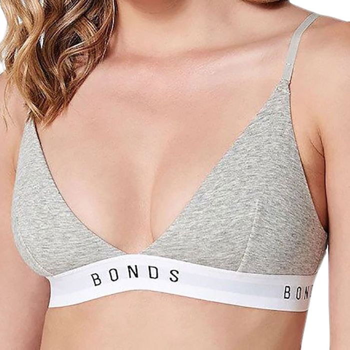 Bonds Bonds Original Triangle Crop Top WV7MT Grey Marle Mens Underwear