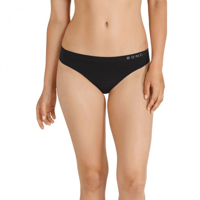 Bonds Comfytails Side Seamfree Gee WWGEA Black Womens Underwear