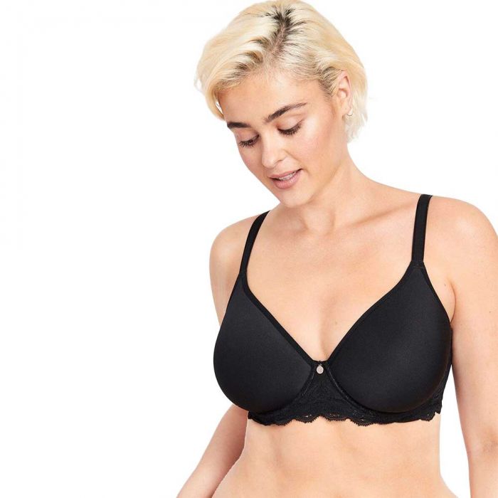 Berlei Lift and Shape T-Shirt Spacer Bra YXCV Black Womens Bra