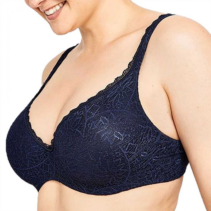 Berlei Barely There Lace Contour Bra YYTP Navy Womens Lingerie Zodee Australia