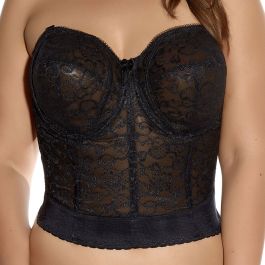 Goddess Bridal Lace Bustier GD0689 Black Womens Bra | Zodee Australia