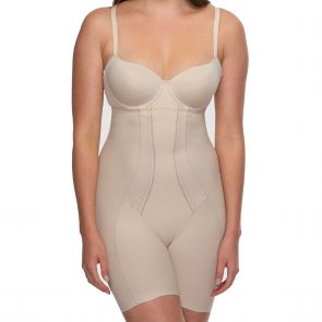 Hush Hush Harmony Medium Control High Waist Boyleg HH063 Nude