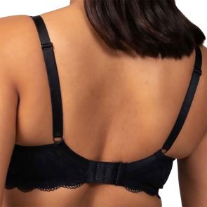 Triumph Essential Lace Balconette Underwire Padded Bra 10213478 Black