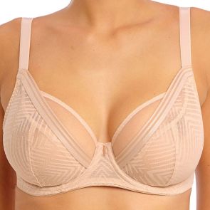 Freya Tailored Underwire High Apex Plunge Bra AA401121 Natural Beige