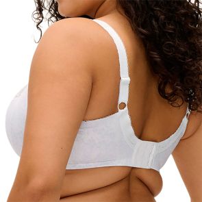 Elomi Lucie Underwire Stretch Plunge Bra EL4490 White