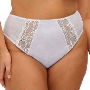 Elomi Lucie High Leg Brief EL4498 White