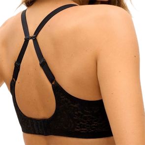 Wacoal Halo Lace Moulded Underwire Bra WA851205 Black