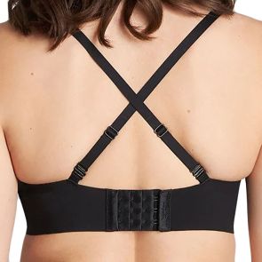 Bendon COMfit Collection Soft Cup Plunge Bra 25-7637 Black