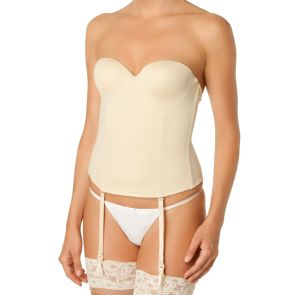 FINAL SALE Le Mystere Seduction Bridal Bustier Ivory LE2355