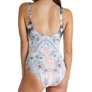 FINAL SALE Aqua Blu Indianic Nicola DD/E Cup One Piece A21059IN Blue