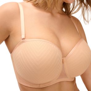 Freya Tailored Underwire Moulded Strapless Bra AA401109 Natural Beige