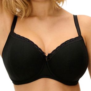 Freya Flirt Underwire Padded Half Cup Bra AA403315 Black