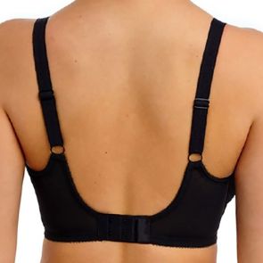 Freya Quinn Cameo Underwire Plunge Bra AA404302 Black