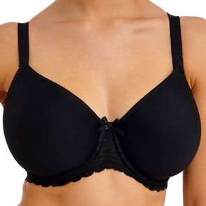 Freya Quinn Cameo Underwire Moulded Spacer Bra AA404310 Black