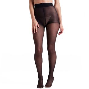 Ambra Biodegradable 20 Denier Sheer Pantyhose Black